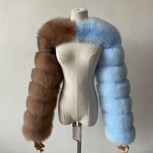 Fur Coat Fox Fashion Faux Autumn And Winter Coat