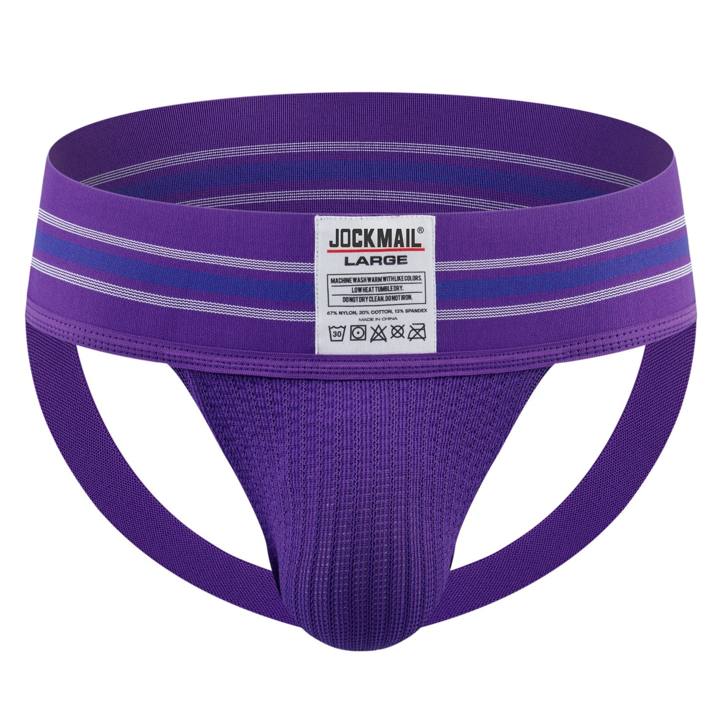 Men's T-back Wide Belt Breathable Rainbow
