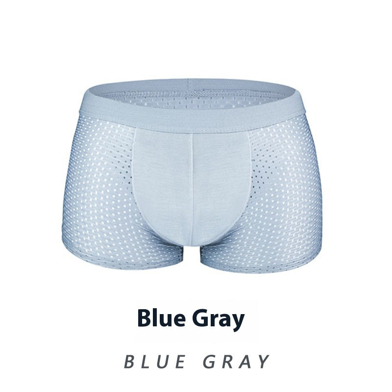 Ice Silk Men's Shorts Head Plus Size Boxer Briefs