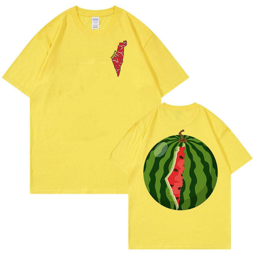 Women's Fashion Watermelon Pattern T-shirt