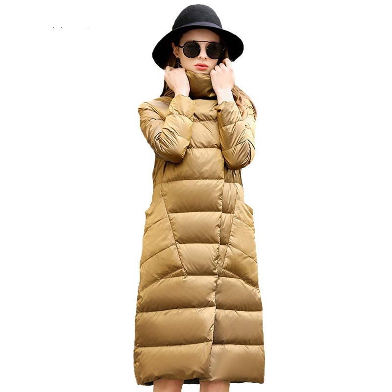 Extended down jacket