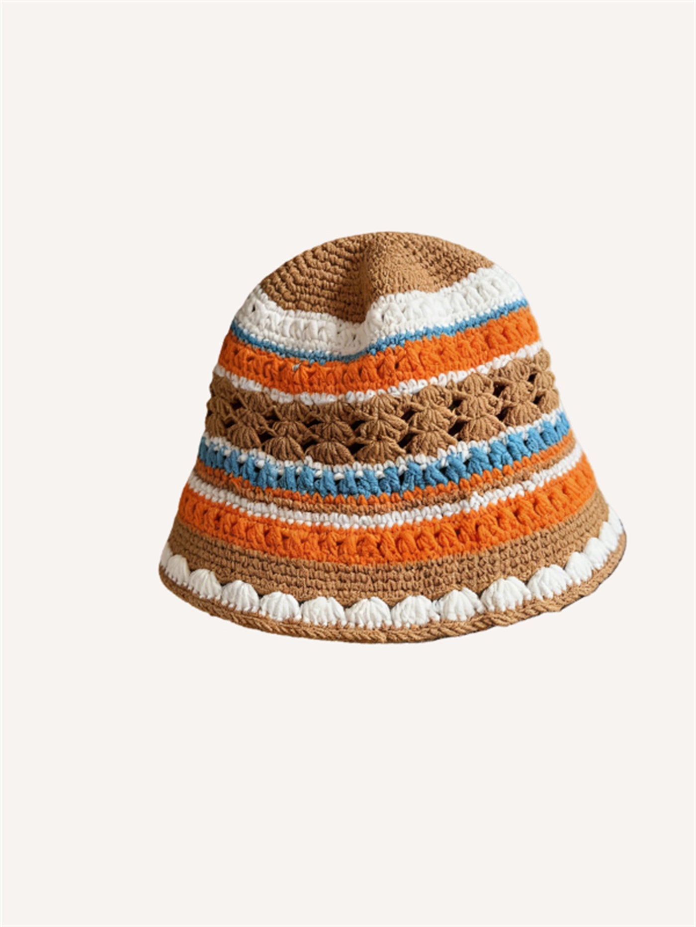 Atmosphere Hand-knitted Colorful Fisherman's Hat