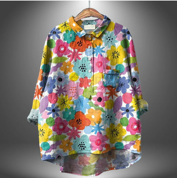 Women's Loose Crew Neck Casual T-shirt
