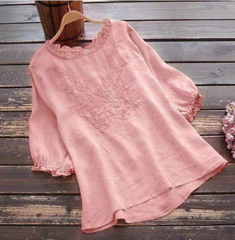 Women's Fashion Sleeve Peplum Top