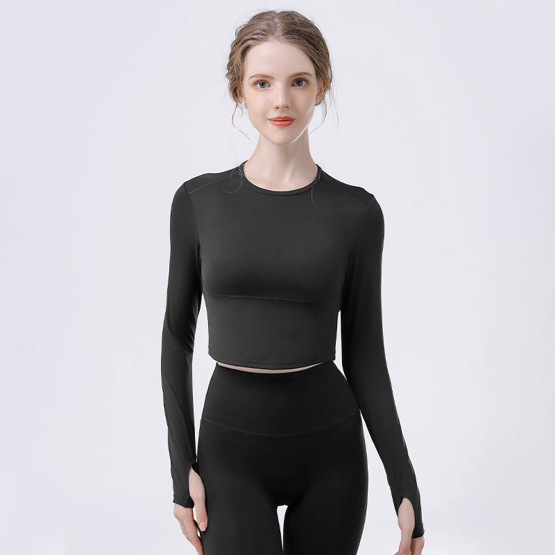 Yoga Clothing Top Women's Sports T-shirt Long Sleeve