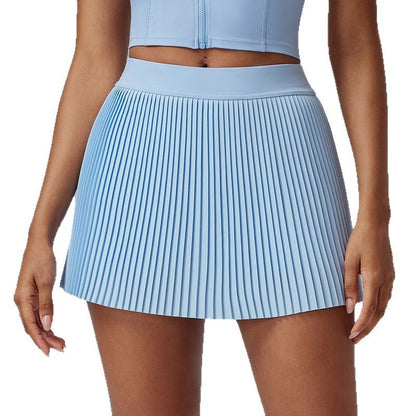 Golf Tennis Slimming High Waist Running Sports Anti-exposure Fitness Skirt
