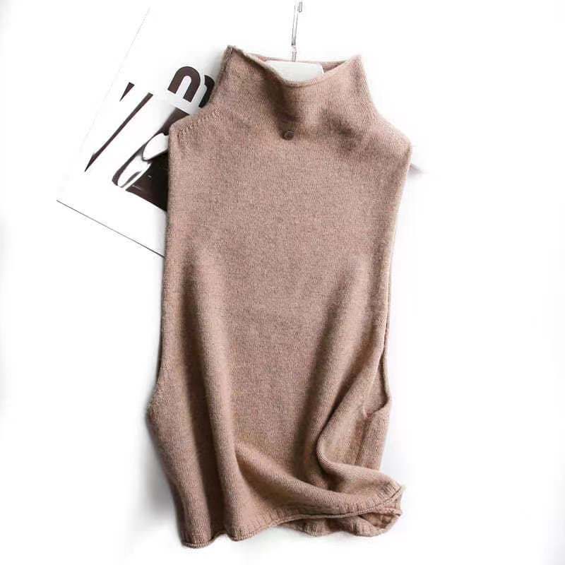Women's Turtleneck Solid Color Pullover Bottoming Shirt