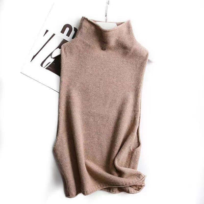 Women's Turtleneck Solid Color Pullover Bottoming Shirt