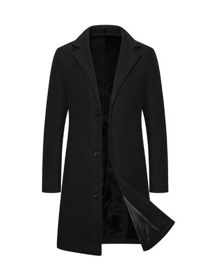 Woolen Plus Size Casual Style Coat