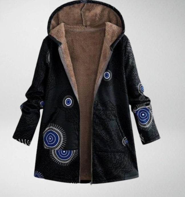 Loose plus size woolen coat