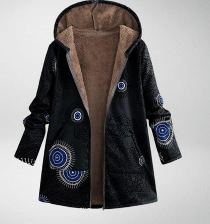 Loose plus size woolen coat