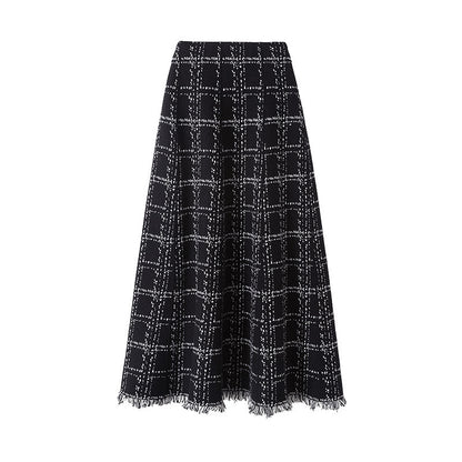 High Waist Swing Dress Over The Knee A- Line