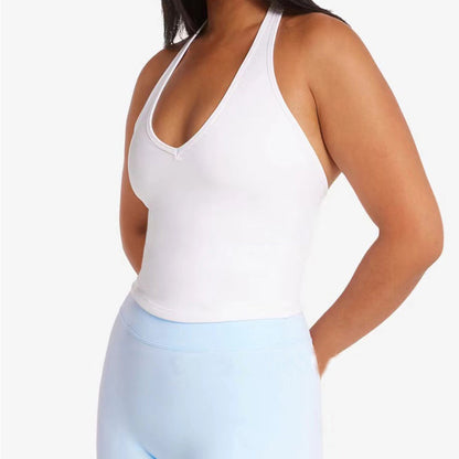 With Chest Pad Halter New Sports Fitness Vest