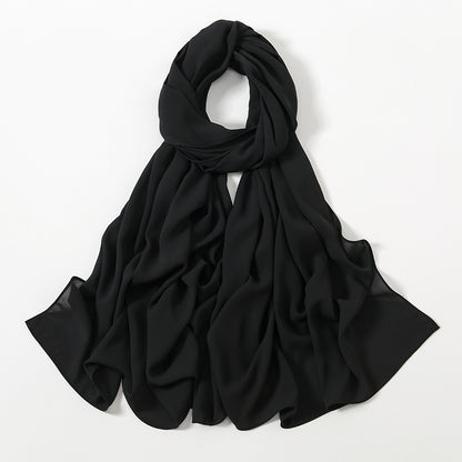 Corner Cathetus All-match Chiffon Headcloth