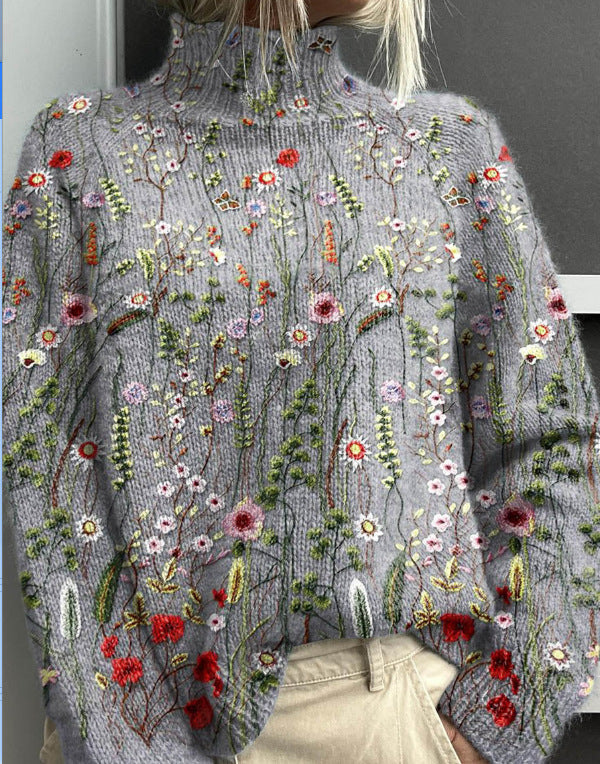 New Christmas Abstract Printing Casual Top