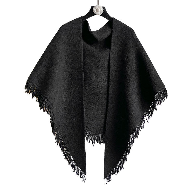 Autumn And Winter Solid Color All-match Warm Scarf