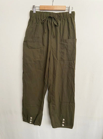 Women's Casual Nine-point Pants Wide Leg