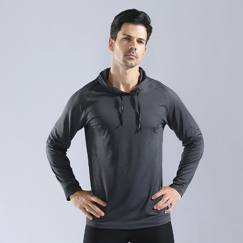 Men's Loose Casual Hooded Sports Sweater Top