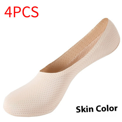 Ice Silk Breathable Invisible Boat Socks