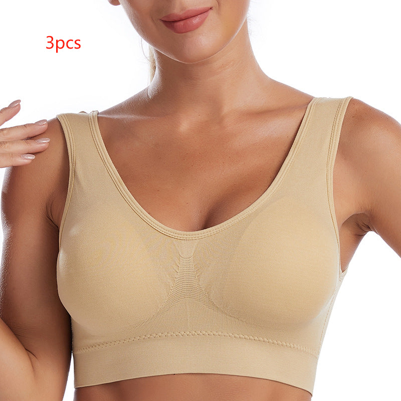 Women's Running Shockproof Push Up Sports Bra