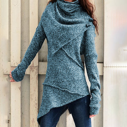 Long sleeve sweater coat