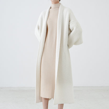 Mink Fleece Sweater Cardigan Fur Coat