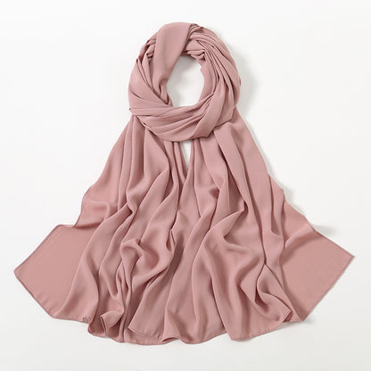Corner Cathetus All-match Chiffon Headcloth