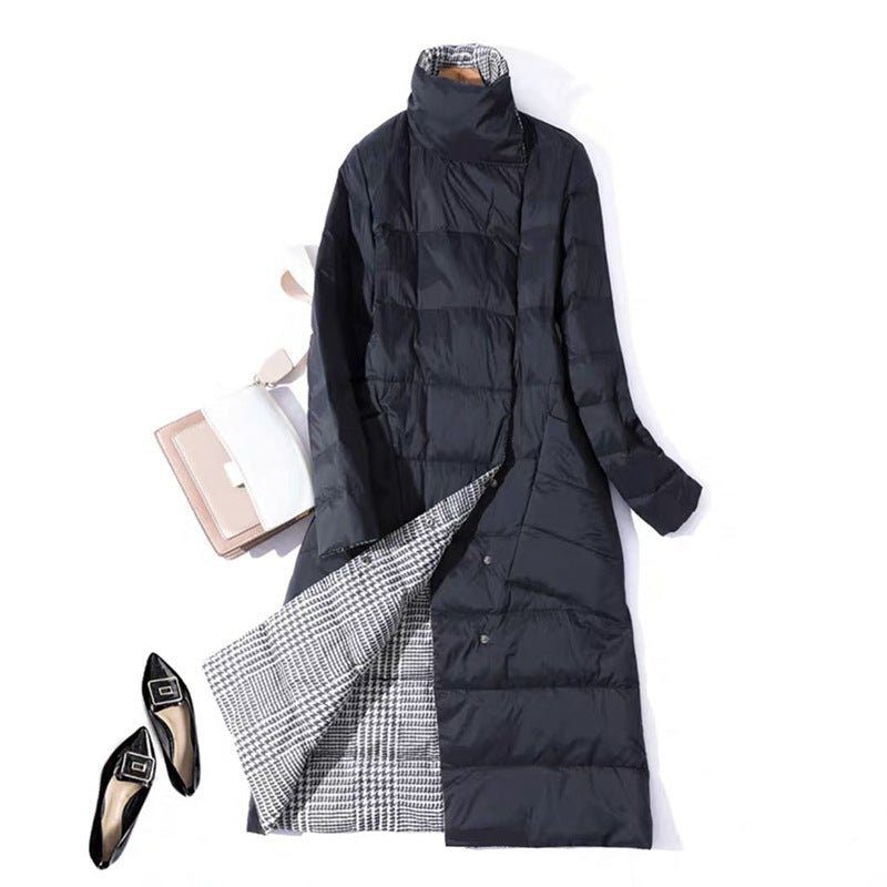 Extended down jacket