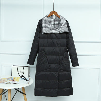 Extended down jacket