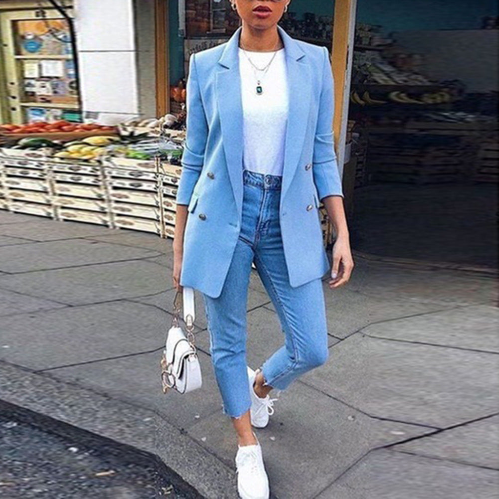 Solid color cardigan jacket