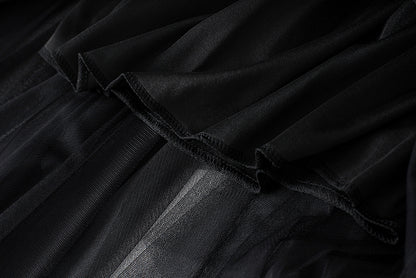 Women's High Waist Irregular Gauze Skirt