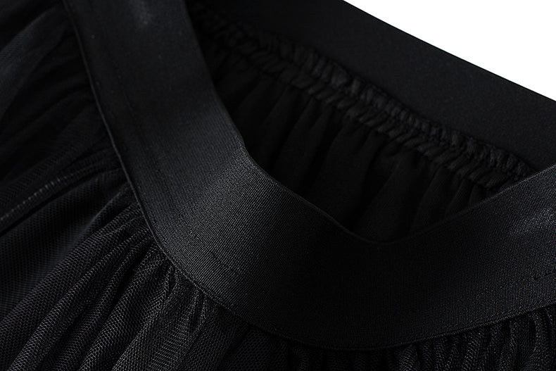 Women's High Waist Irregular Gauze Skirt