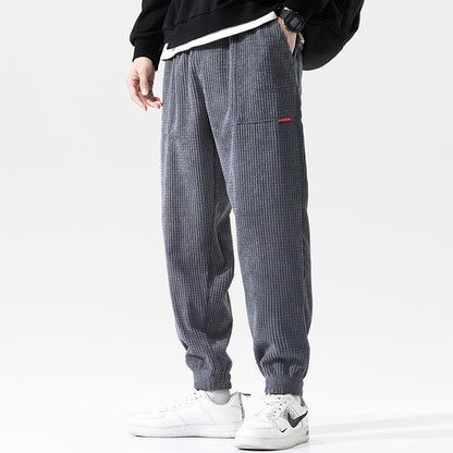 Men's workwear sports corduroy casual pants