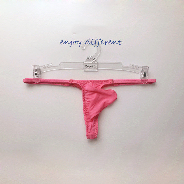 Translucent upturned thong