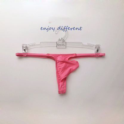 Translucent upturned thong