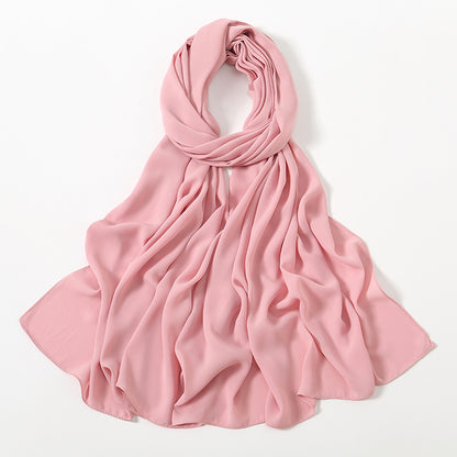 Corner Cathetus All-match Chiffon Headcloth