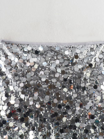 Sequined Sheath Skirt Mini Women
