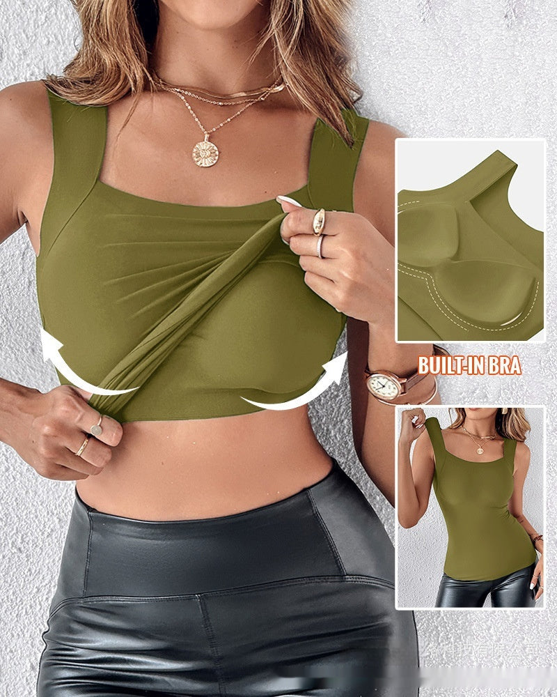 Women's New Seamless Skin Bottom Vest