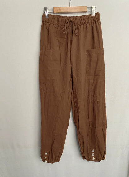 Women's Casual Nine-point Pants Wide Leg