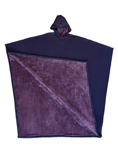 Hooded Button Woolen Cloak Tops Same Style