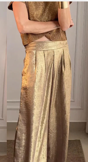 Women's High Waist Slimming Loose Casual Wide Leg Pants