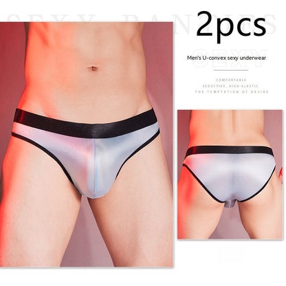Men's Shiny High Elastic Comfortable And Breathable Underwear
