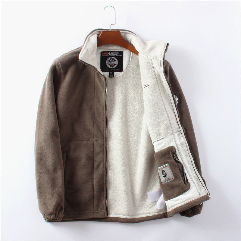 Autumn Winter Men's Warm Fleece Jacket