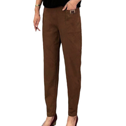 Leisure Commute All-matching Fashionable Pants Cover Belly Comfortable