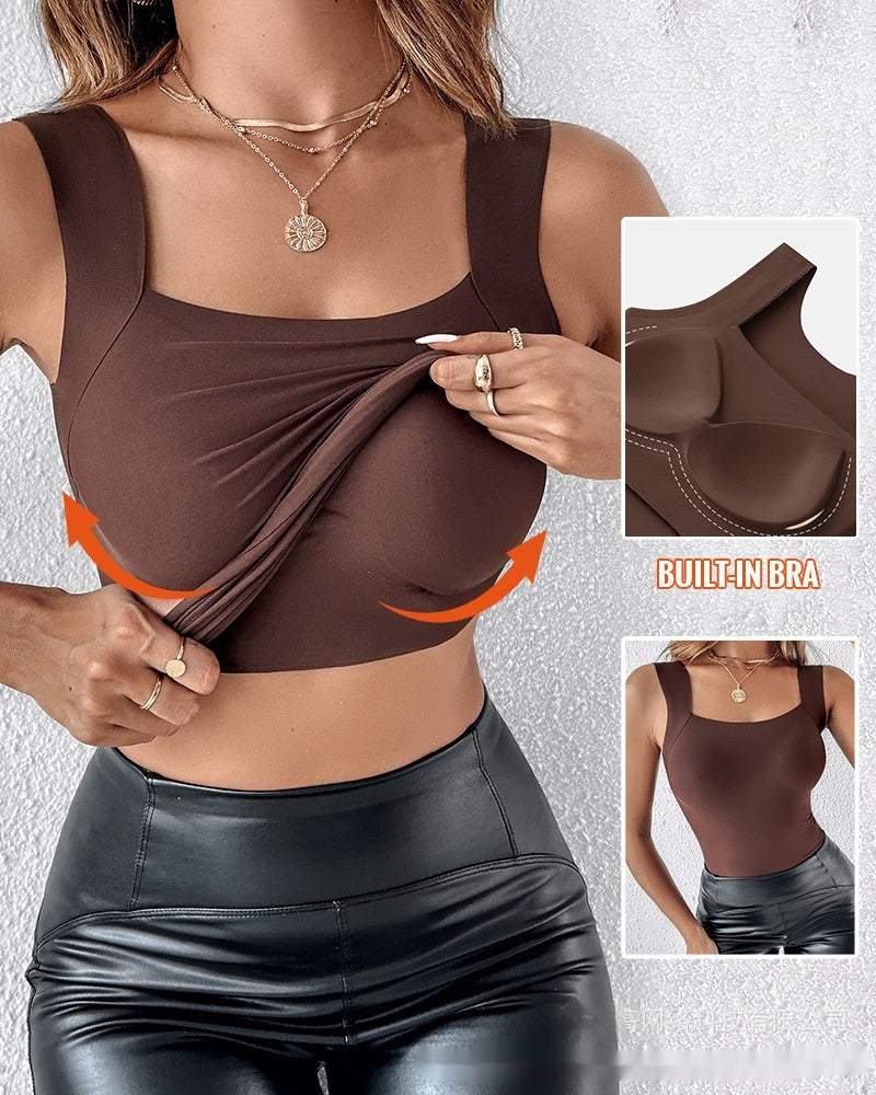 Women's New Seamless Skin Bottom Vest