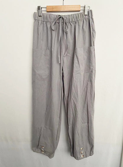 Women's Casual Nine-point Pants Wide Leg