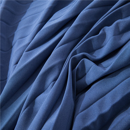 Solid Color Simple Organ Pleated Skirt Mid-length Skirt
