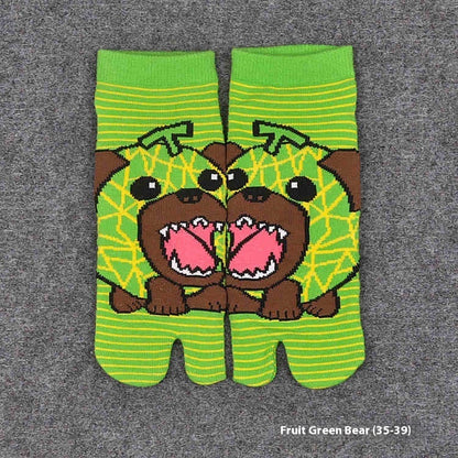 Two-toe Socks Split Toe Women's Cotton Socks