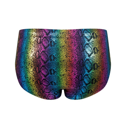 Men's Swimming Trunks Serpentine Rainbow Briefs