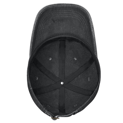 2pcs I FIX Black Hat For Men Women, Adjustable Embroidered Wash Cotton Baseball Cap